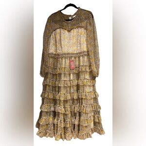 Ivy City Floral Ruffle Dress